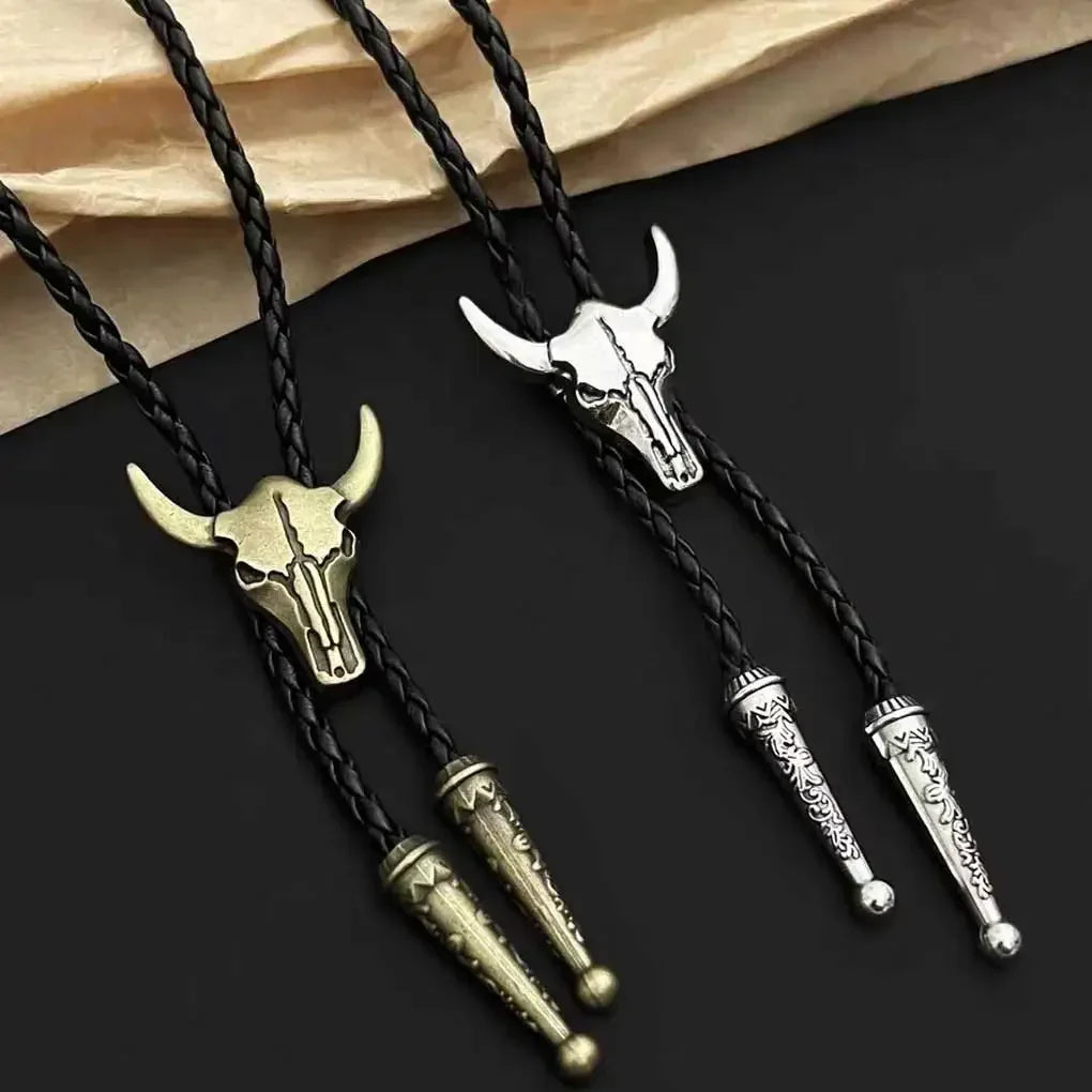 Golden Ties for Men American Cowboy Garment Accessory Tie Adjustable
