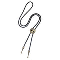 Adjustable Bull Head Five Stars Western Cowboy Bolo Tie Rodeo Dance