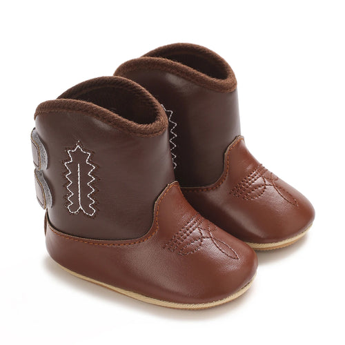 Baby Cowboy Boots - Western Style | Soft soled First Walking Shoes for
