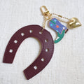 Western Horseshoe Bag Charm – Cowboy Boot & Heart