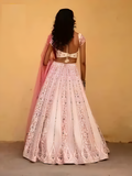 Women Georgette Embroidery lehenga Fabric(Unstitched) Size 2.2 Meter